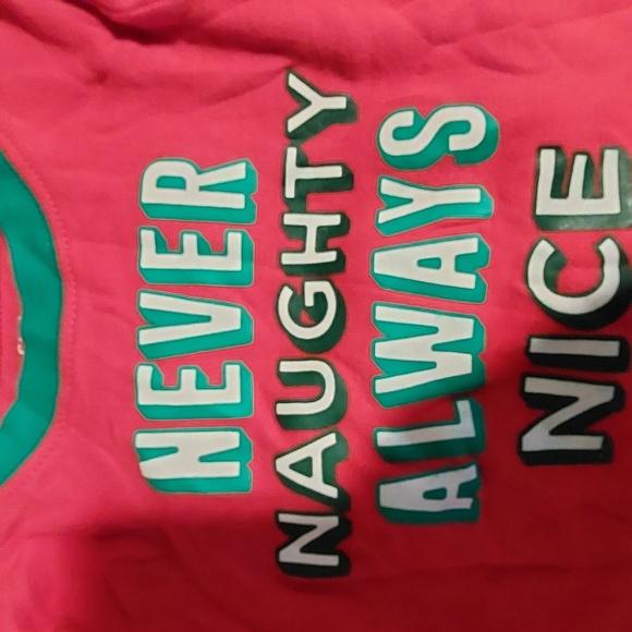 🎄Carter's "Never Naughty Always Nice" snug fit pj Unisex, Size 12m,Color:Red/g - Picture 4 of 11